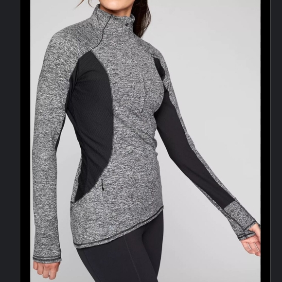 Athleta colorblock running wild half zip top - Picture 12 of 13